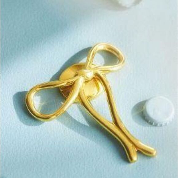 Anthropologie X Pernille Rosenkilde Brass Bow Bottle Opener - Picture 3 of 4